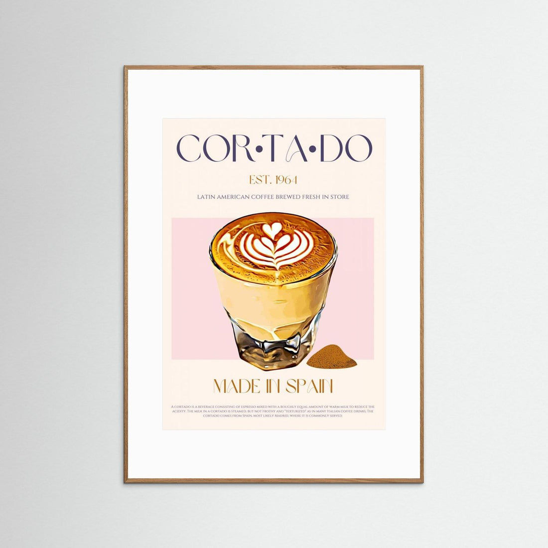Cortado Coffee by Nazma Khokhar