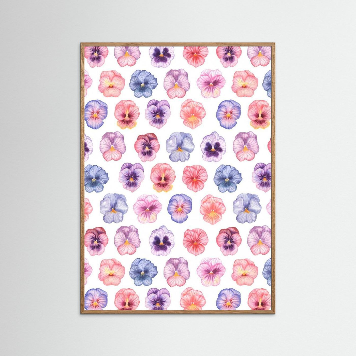 Pansy pattern by Linda Sitniece