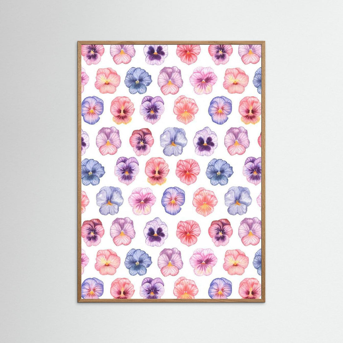 Pansy pattern by Linda Sitniece