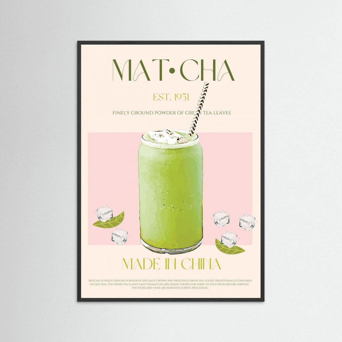 Chilled Matcha Drink by Nazma Khokhar