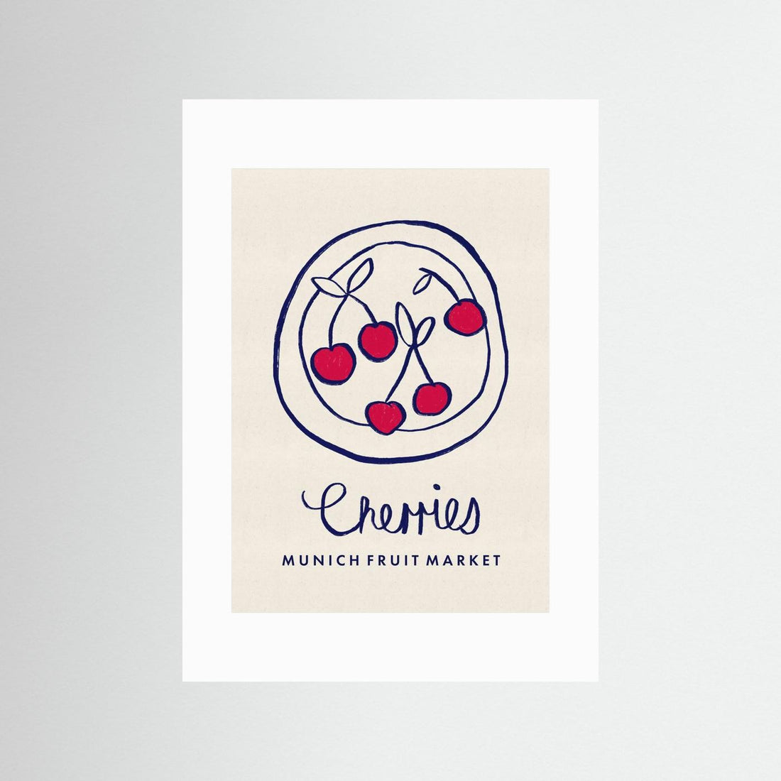 Cherries Munich Food Market Germany by Dirkie Nell