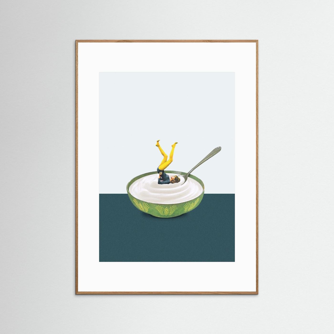 Yoga in my yogurt by Maarten Léon