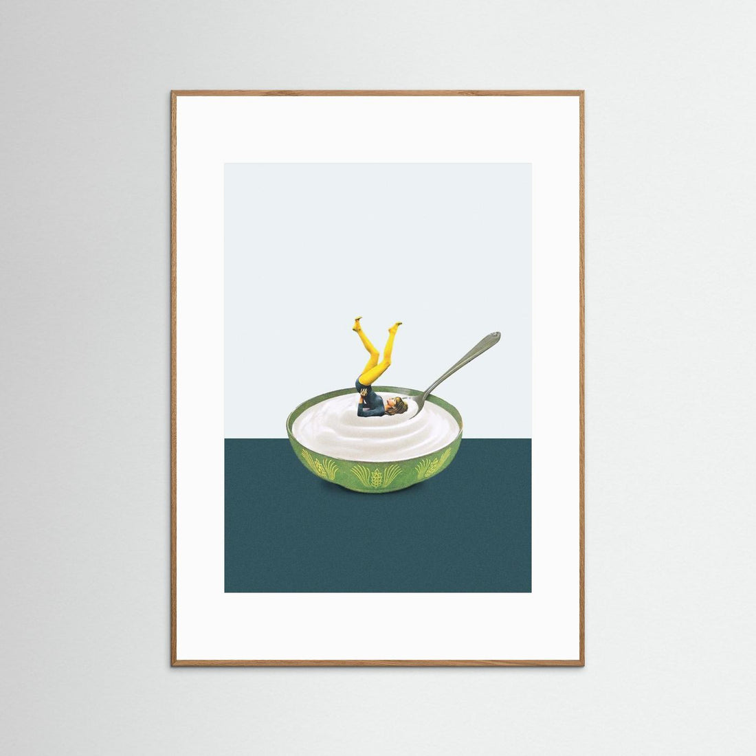Yoga in my yogurt by Maarten Léon