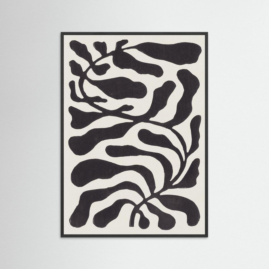 One Hundred-Leaved Plant #21 / Lino Print by Alisa Galitsyna