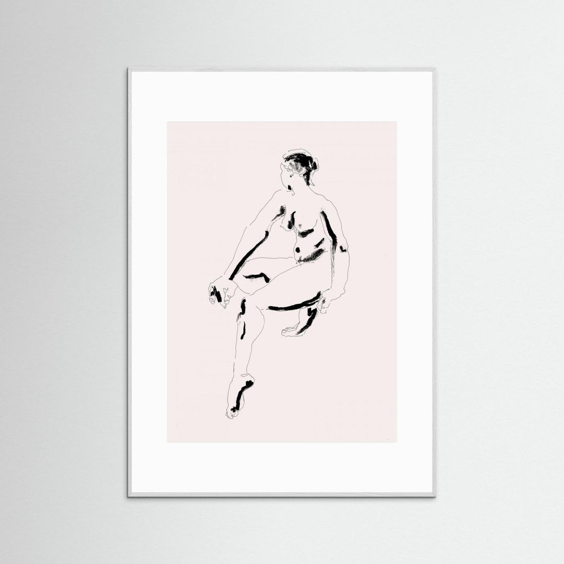 Naked Woman Black and White by Francesco Gulina