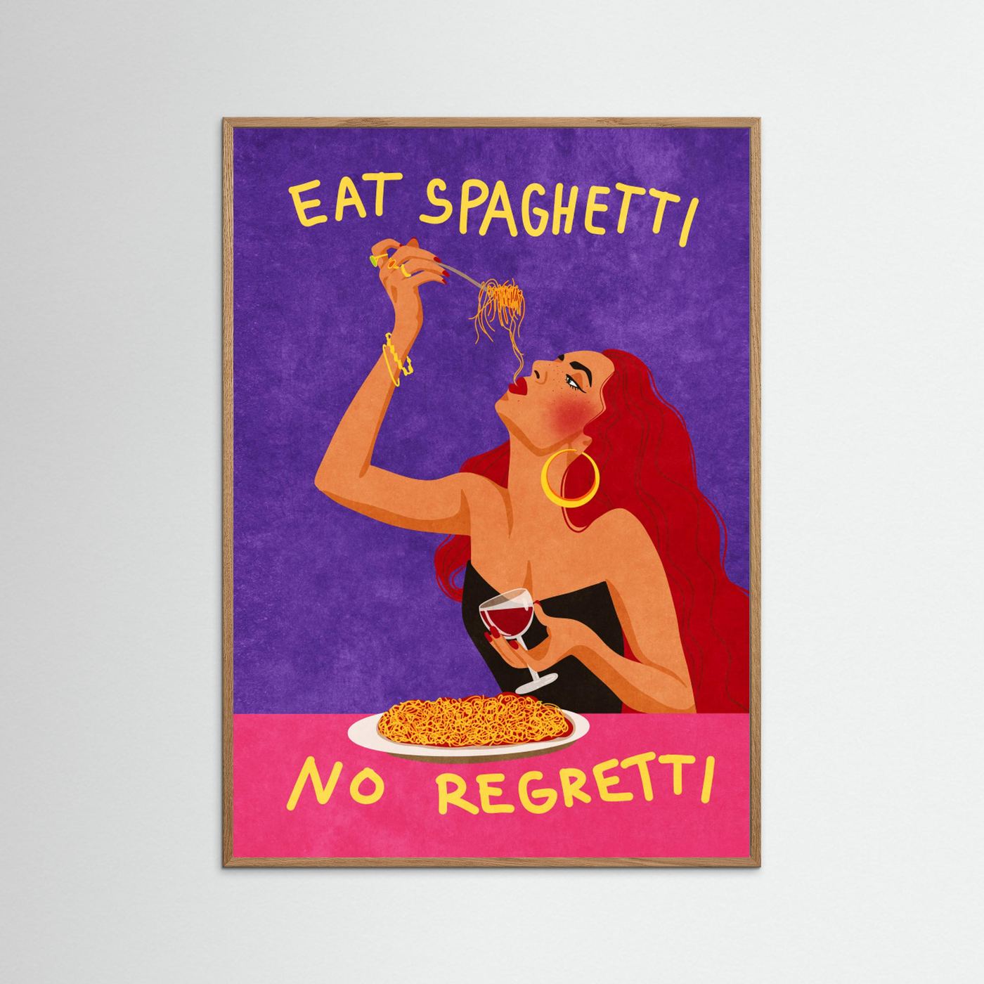 Eat spaghetti no regretti by Raissa Oltmanns