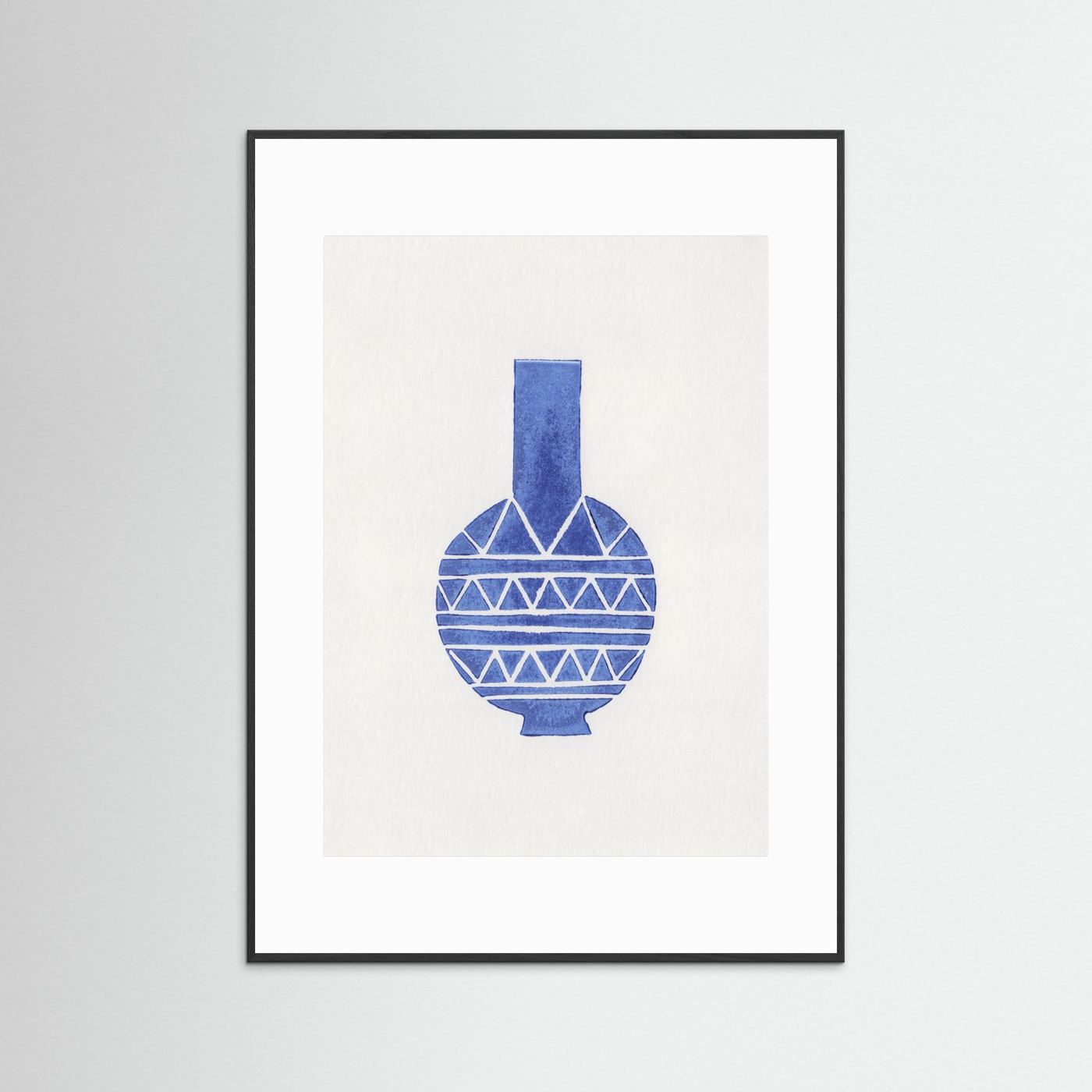 Linocut Vase #8 by Alisa Galitsyna