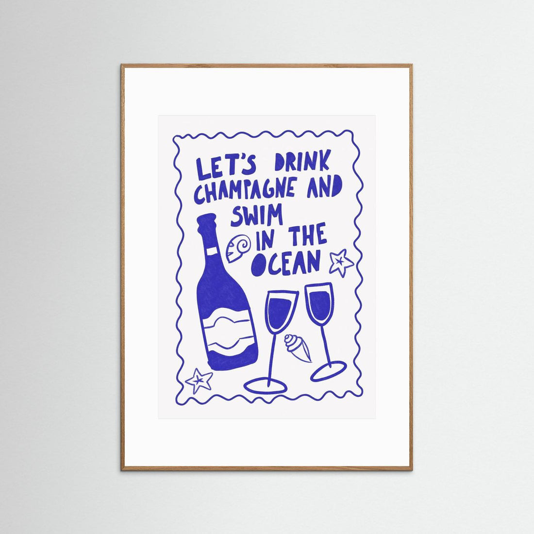 Champagne by the ocean by Athene Fritsch