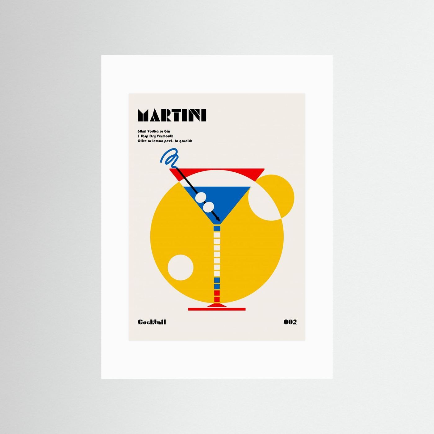Martini Bauhaus Cocktail by Retrodrome