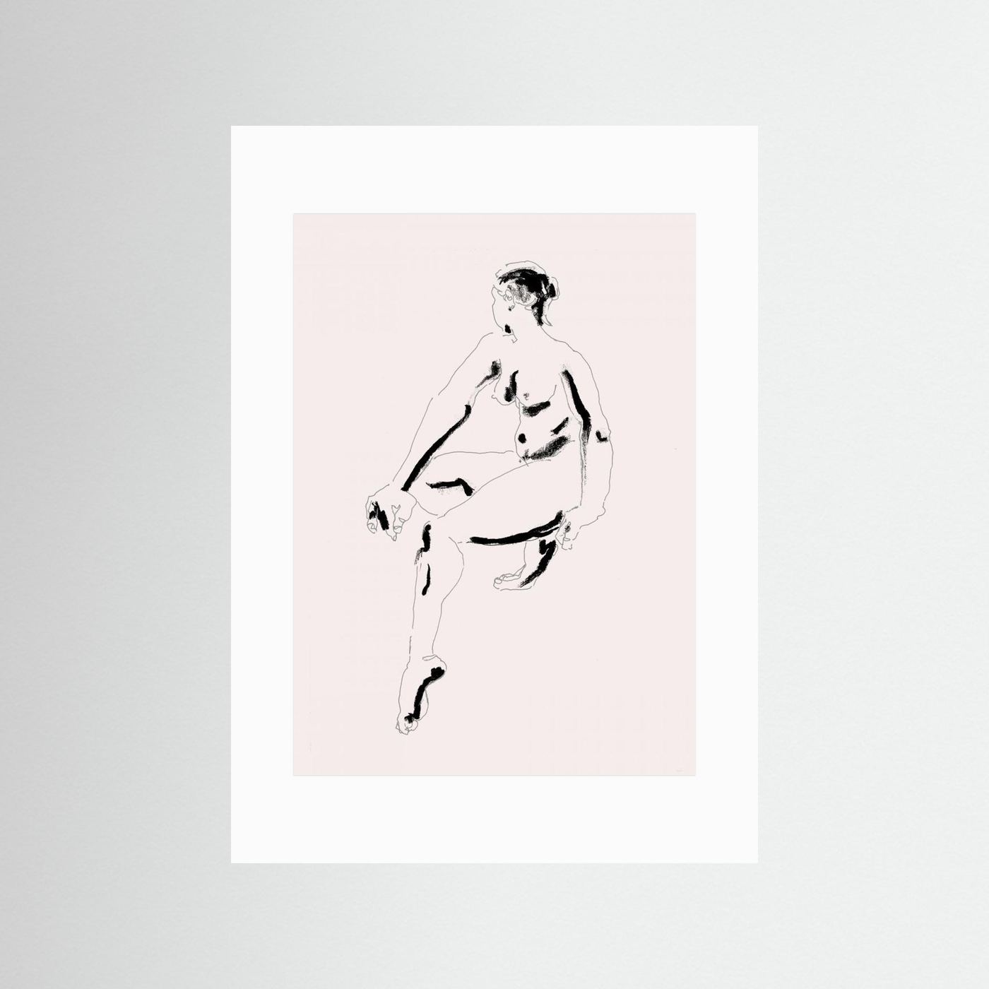 Naked Woman Black and White by Francesco Gulina