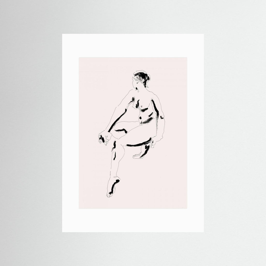 Naked Woman Black and White by Francesco Gulina