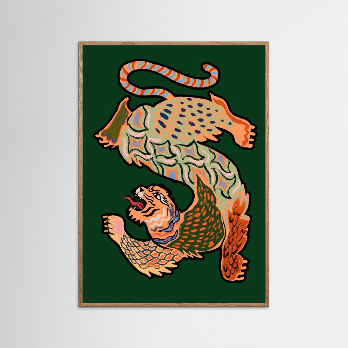 Asiantiger Green by Arty Guava