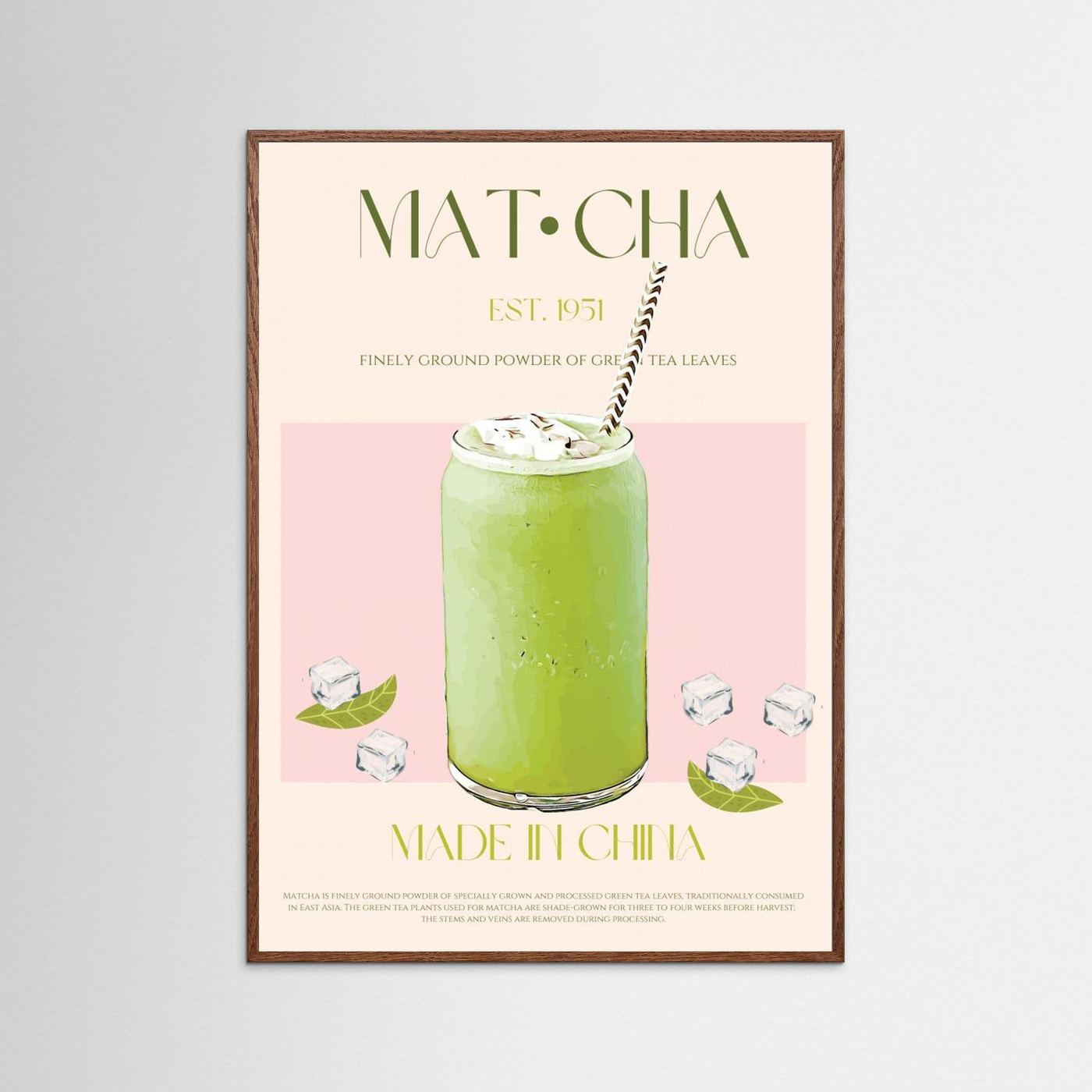 Chilled Matcha Drink by Nazma Khokhar
