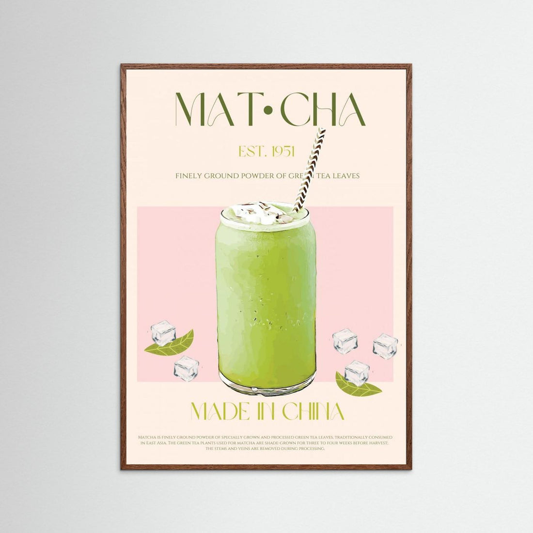 Chilled Matcha Drink by Nazma Khokhar