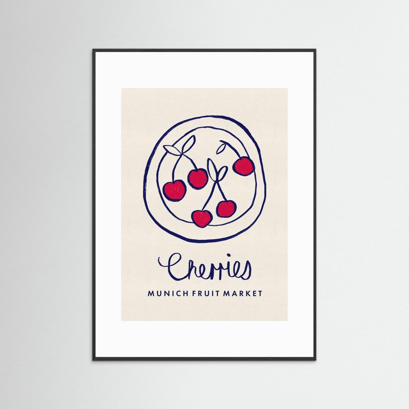Cherries Munich Food Market Germany by Dirkie Nell