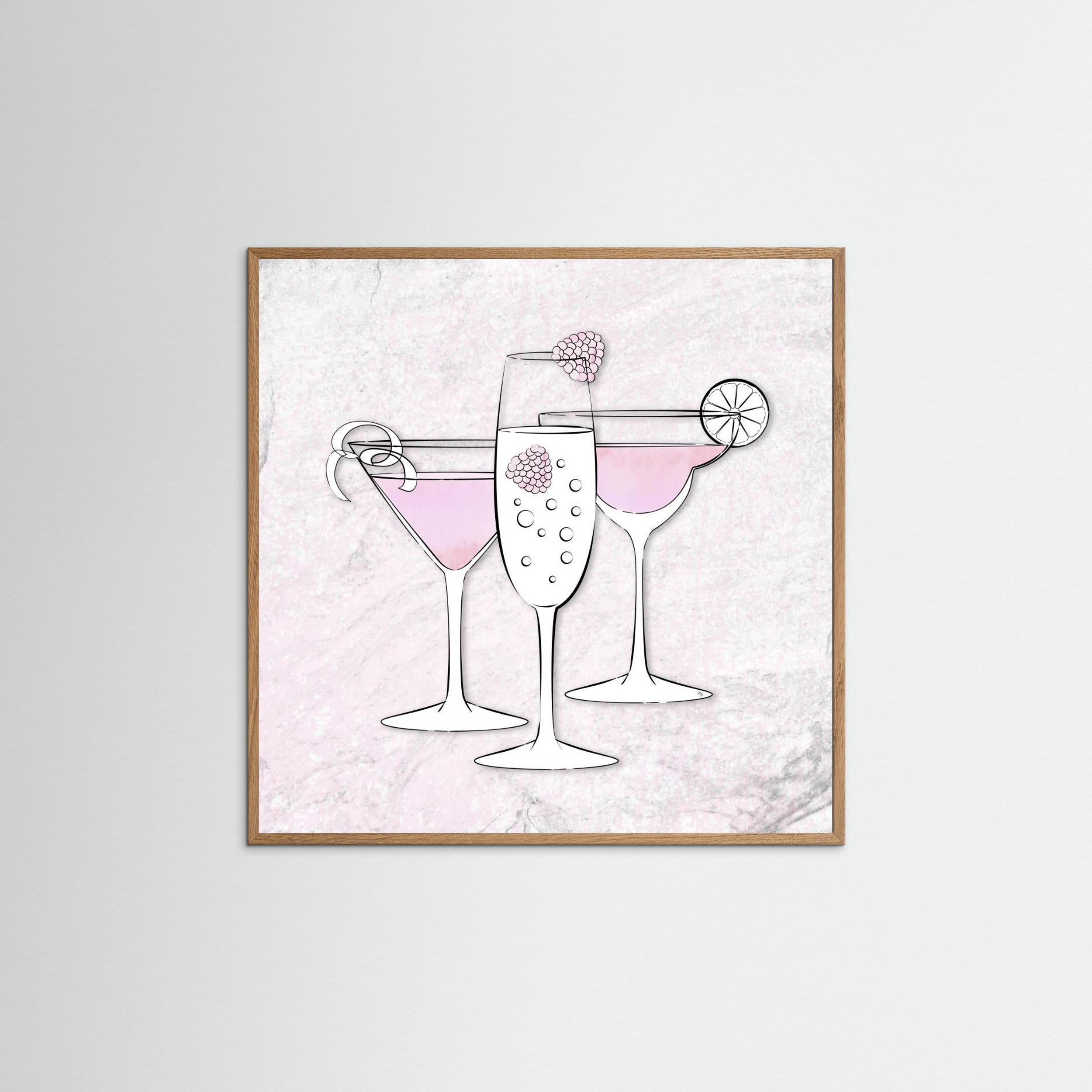 Pink Drinks by Martina