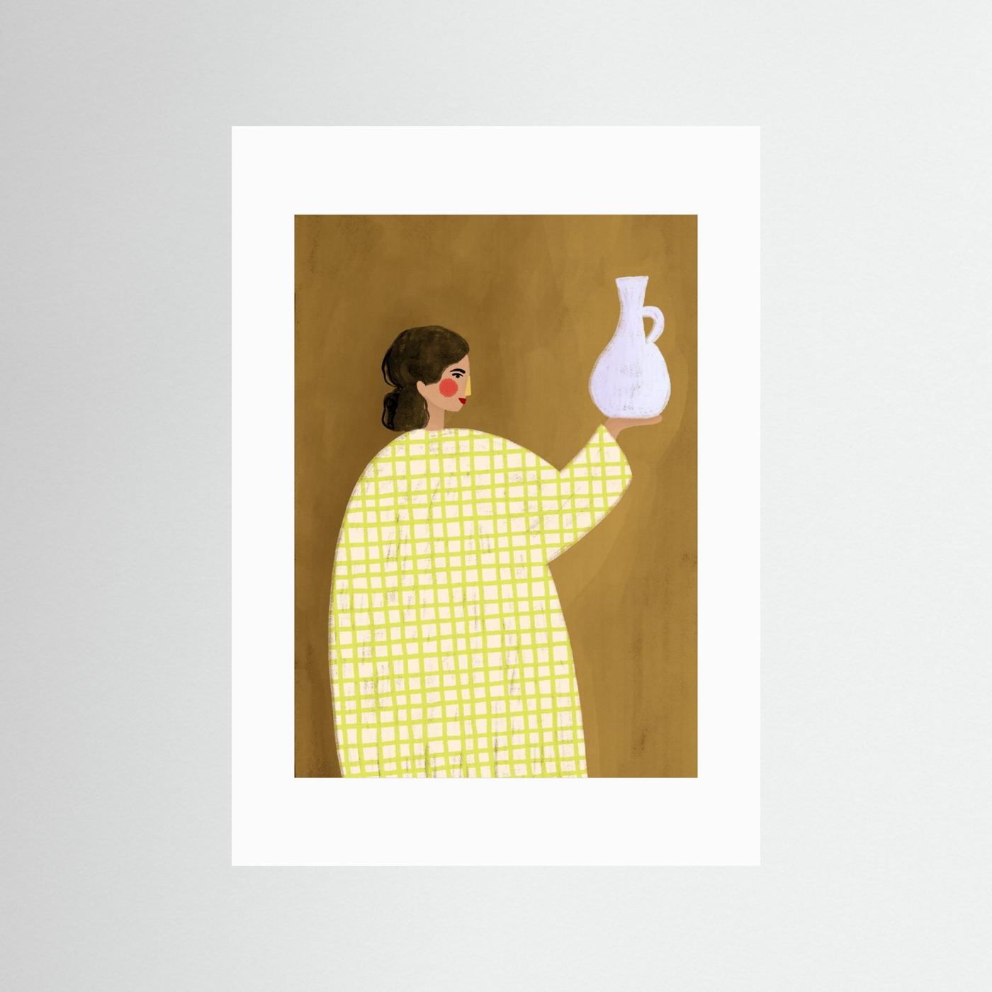 The Woman With Vase by Bea Müller