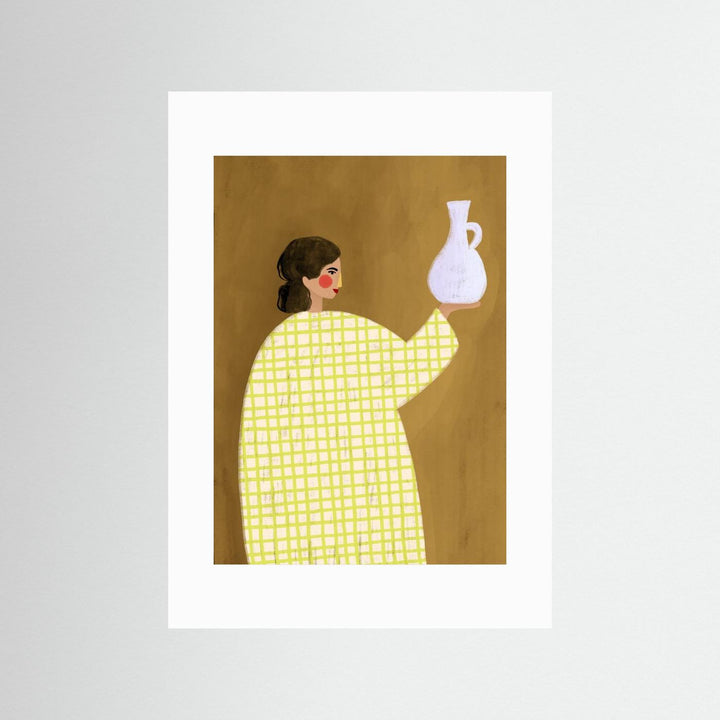 The Woman With Vase by Bea Müller