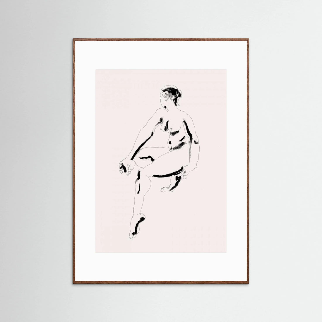 Naked Woman Black and White by Francesco Gulina - Fine Art Paper Print - dreamtprint.art - 14 x 21 cm / 5 x 8″ (A5)