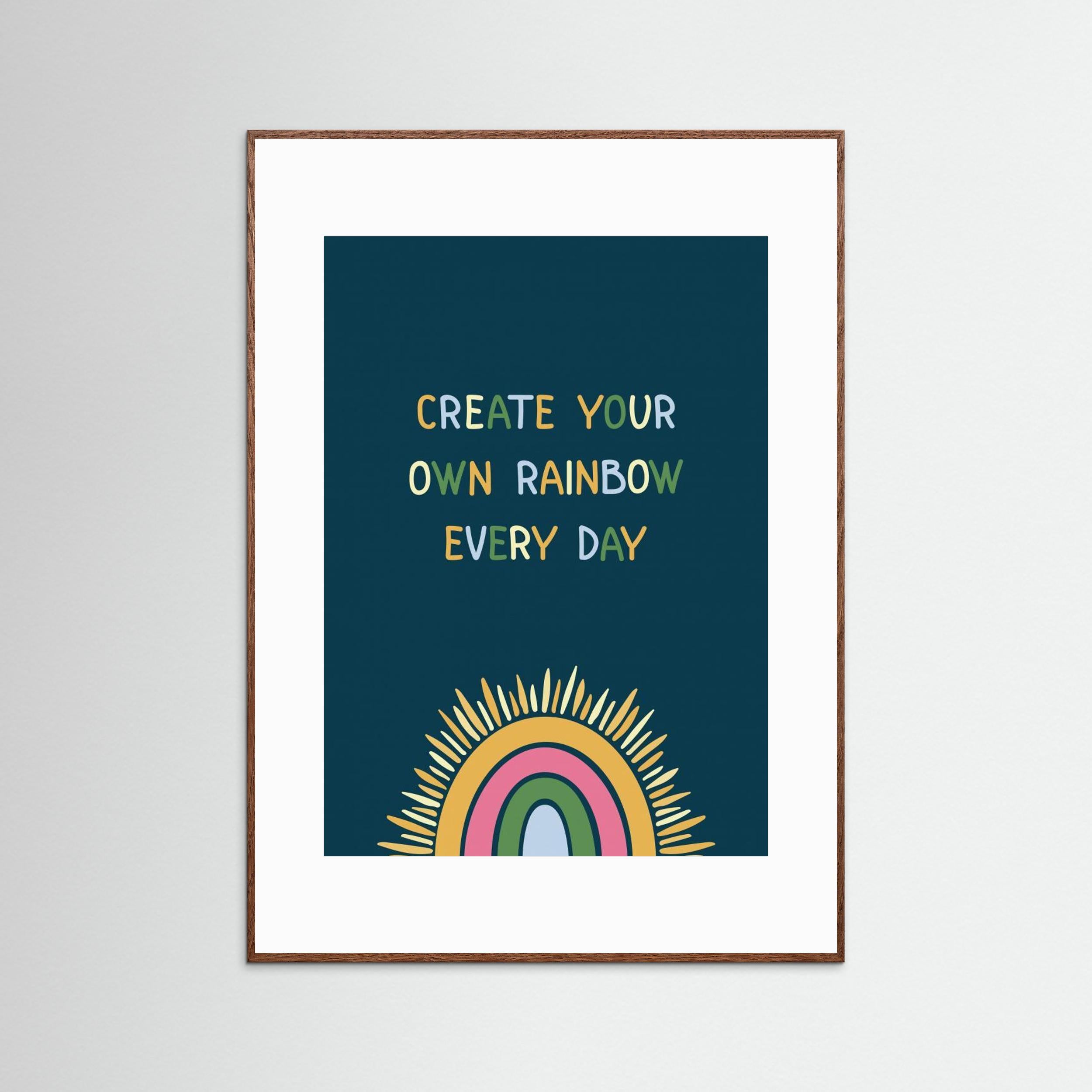What a Wonderful World - Affirmation Poster 01 by Olena Kovalova