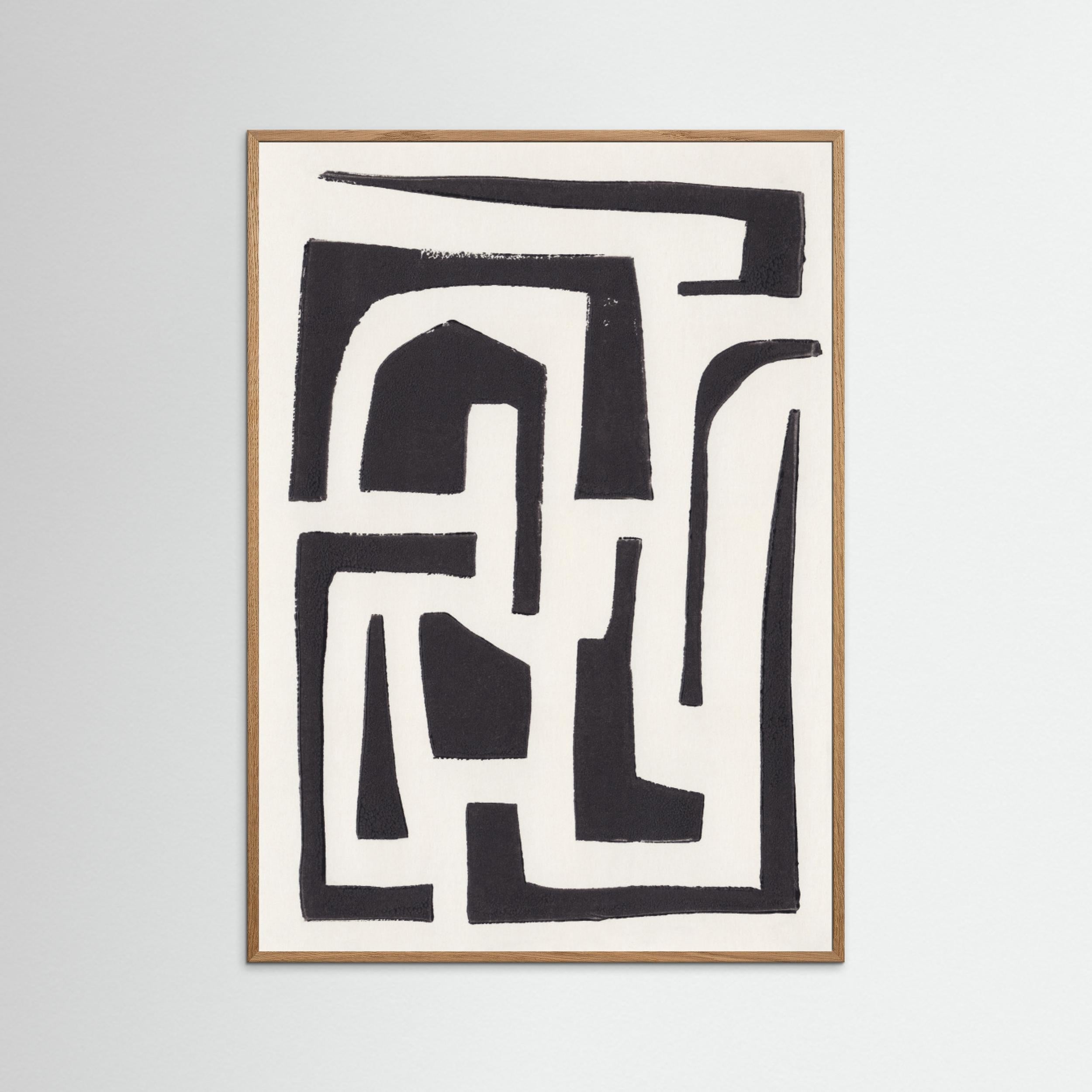 Neighbourhood by Alisa Galitsyna - Fine Art Paper Print - dreamtprint.art - 14 x 21 cm / 5 x 8″ (A5)