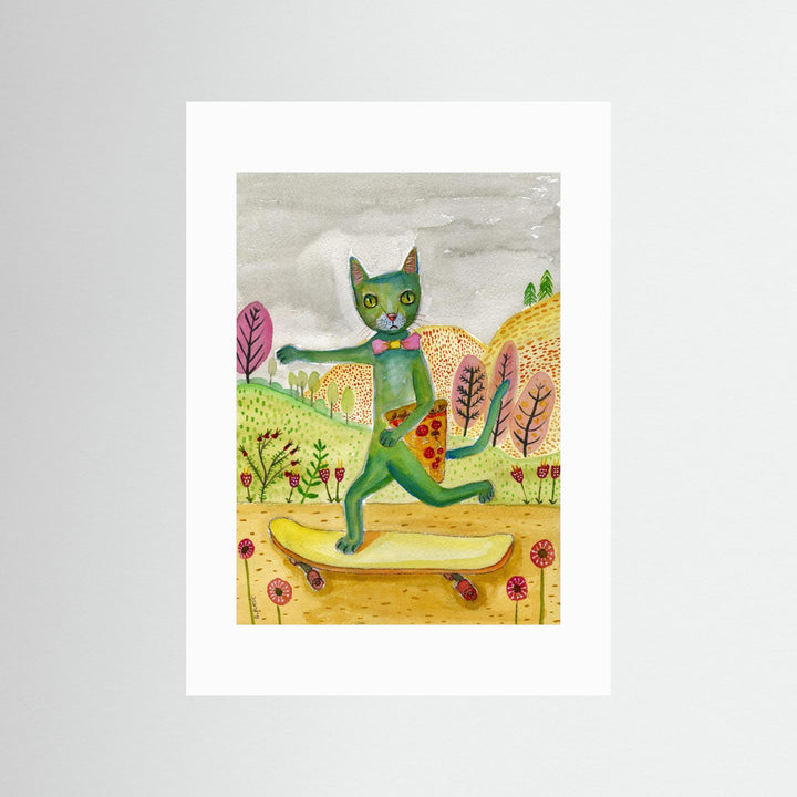 Pizza Cat by Sharyn Bursic