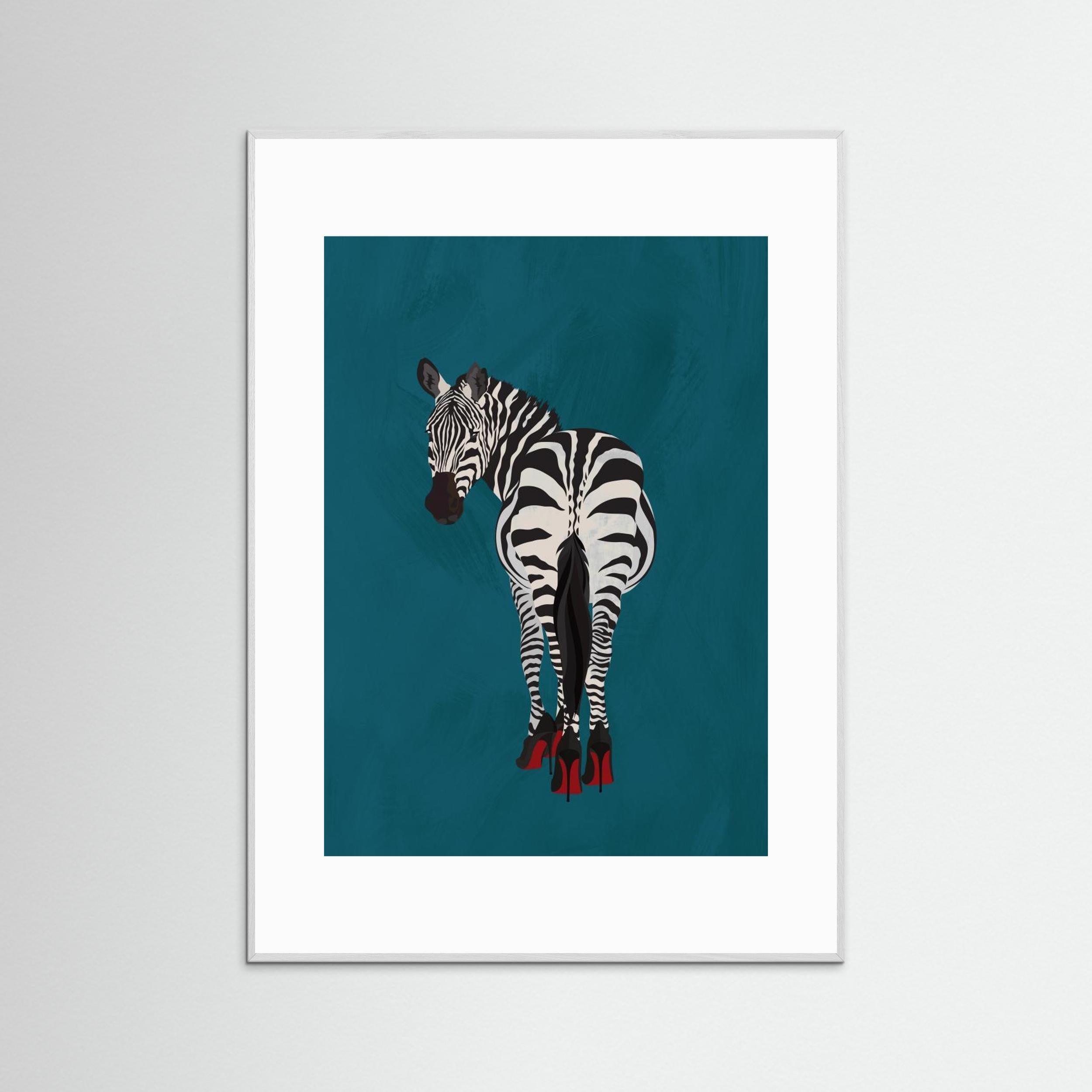 Zebra heels by Sarah Manovski