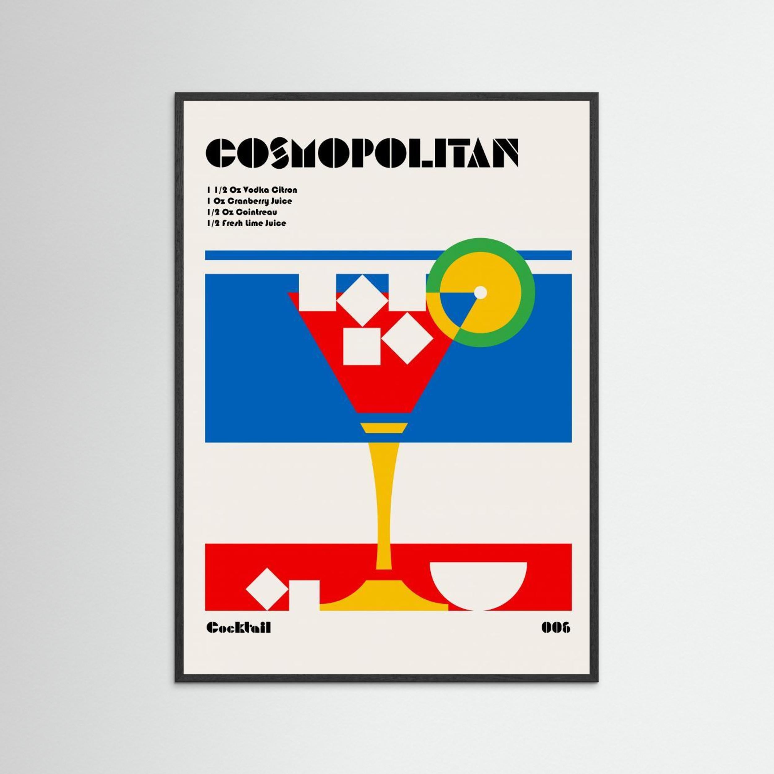 Cosmopolitan Bauhaus Cocktail by Retrodrome