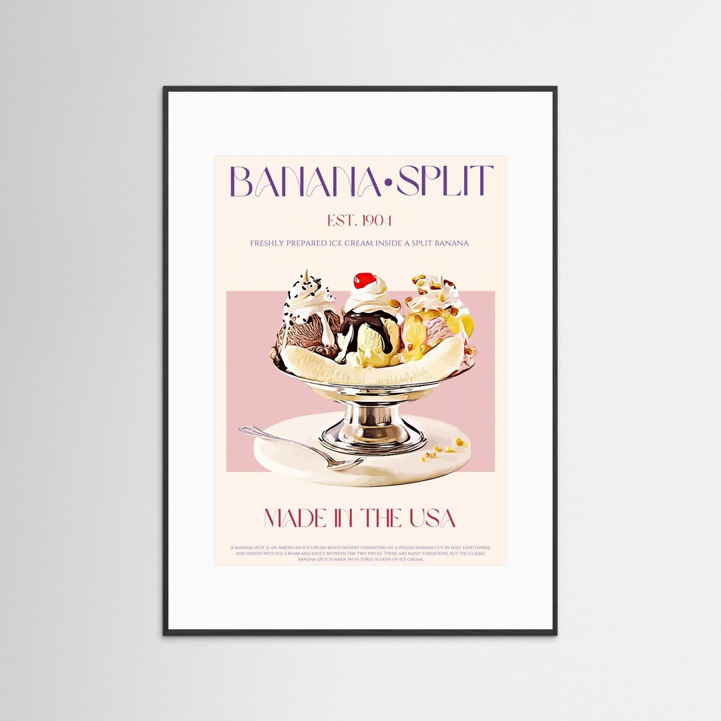 23ratiobananasplitprint by Nazma Khokhar