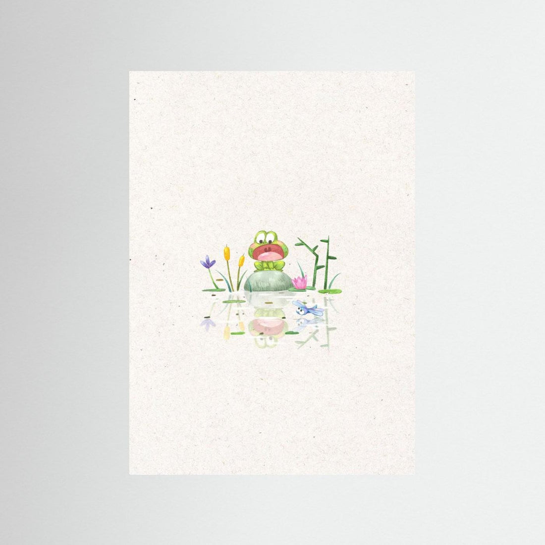 Surprised Pond Frog by Xuan Thai