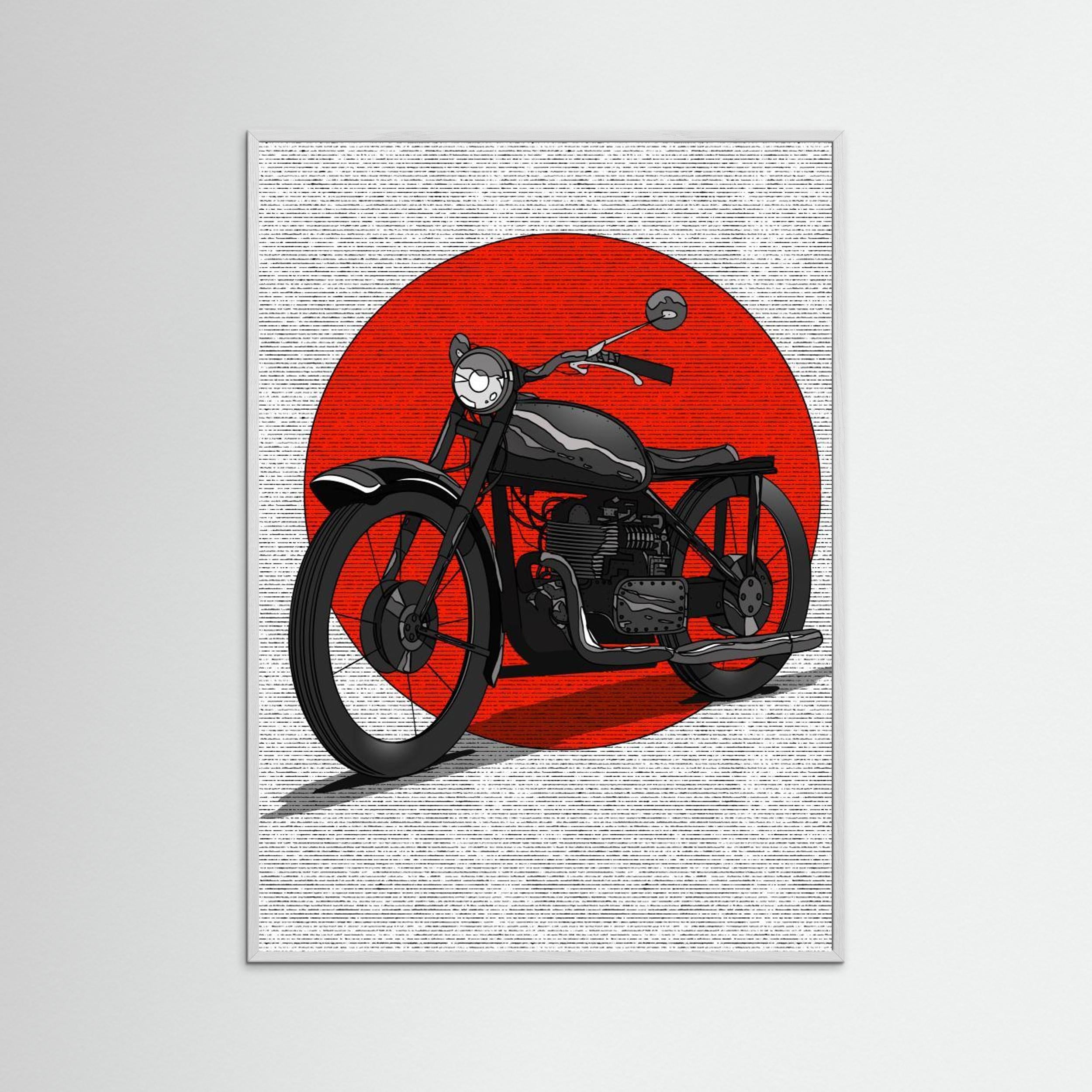 Japanese Motorbike by Nicholas