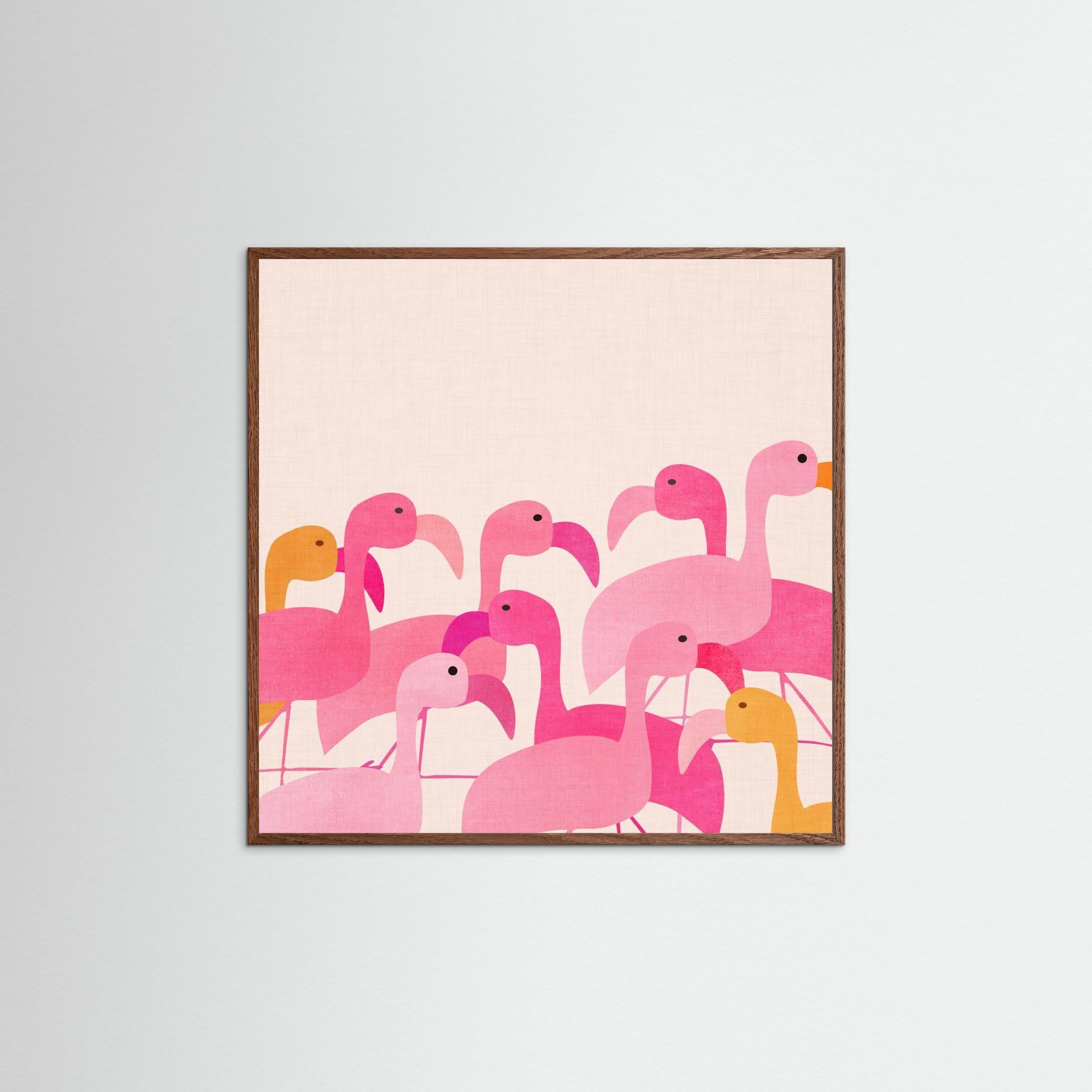 Flamingos by Kristian Gallagher