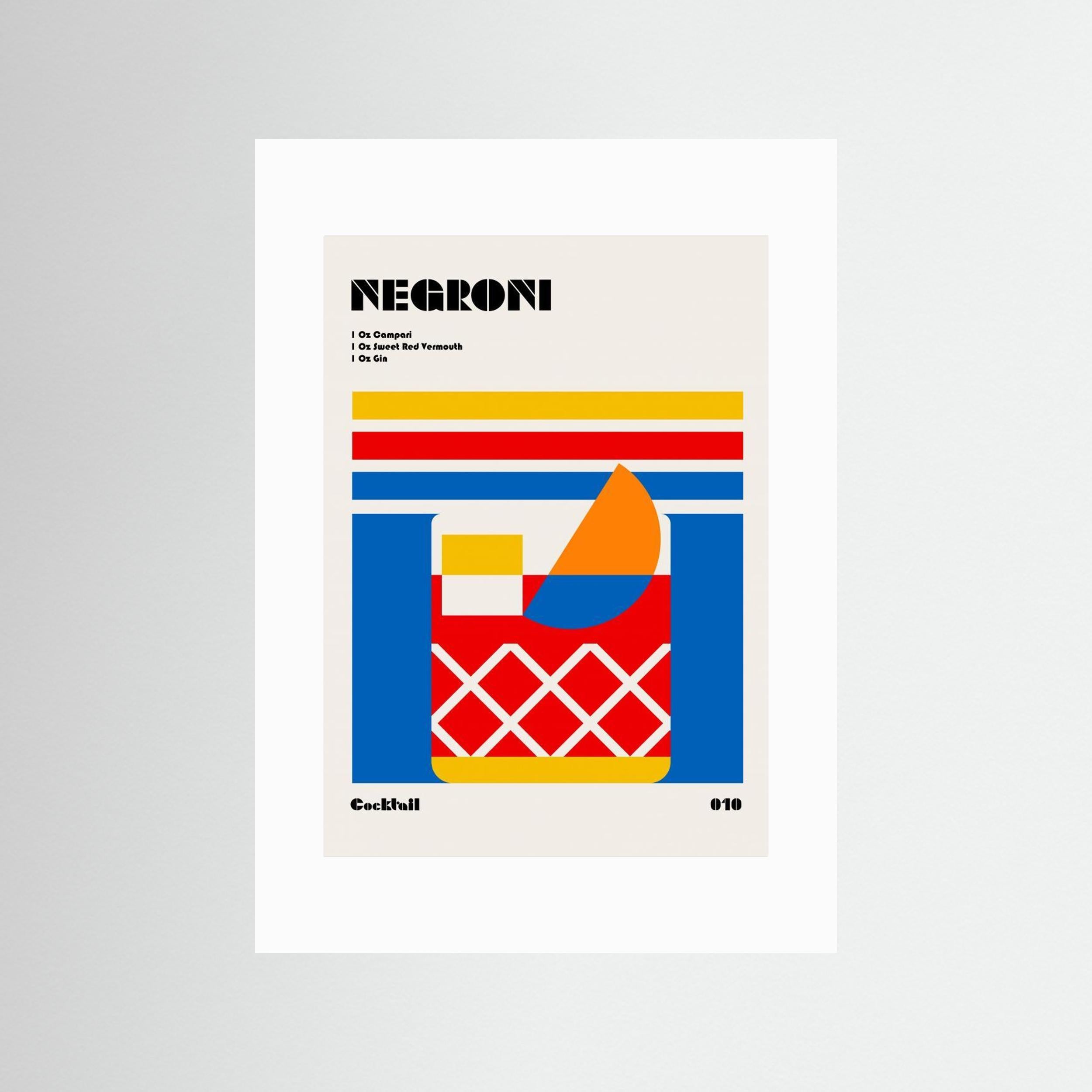 Negroni Bauhaus Cocktail by Retrodrome