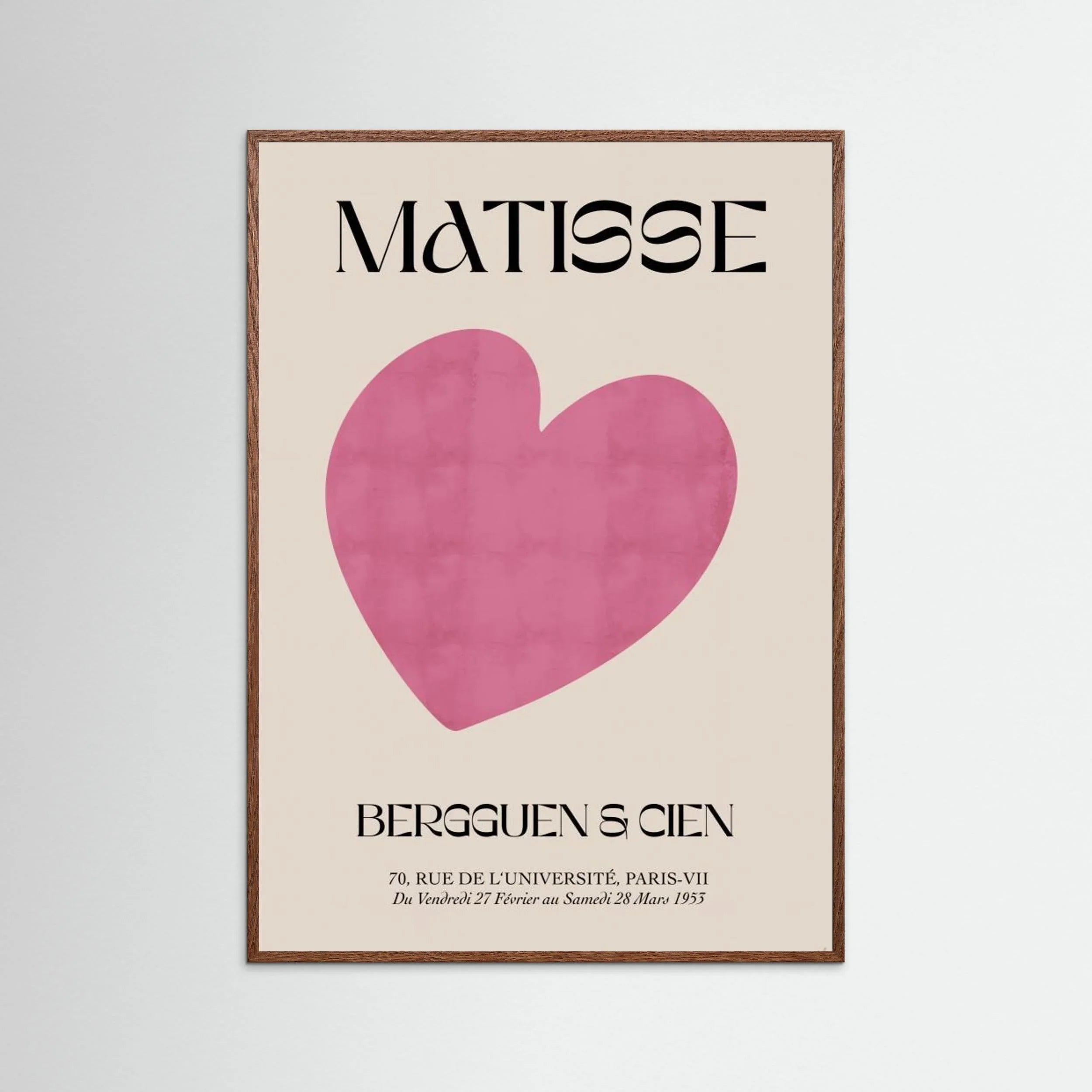 Pink Heart by Anne Marie Volfova - Fine Art Paper Print - dreamtprint.art - 14 x 21 cm / 5 x 8″ (A5)