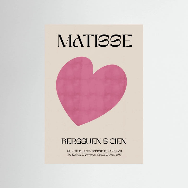 Pink Heart by Anne Marie Volfova - Fine Art Paper Print - dreamtprint.art - 14 x 21 cm / 5 x 8″ (A5)