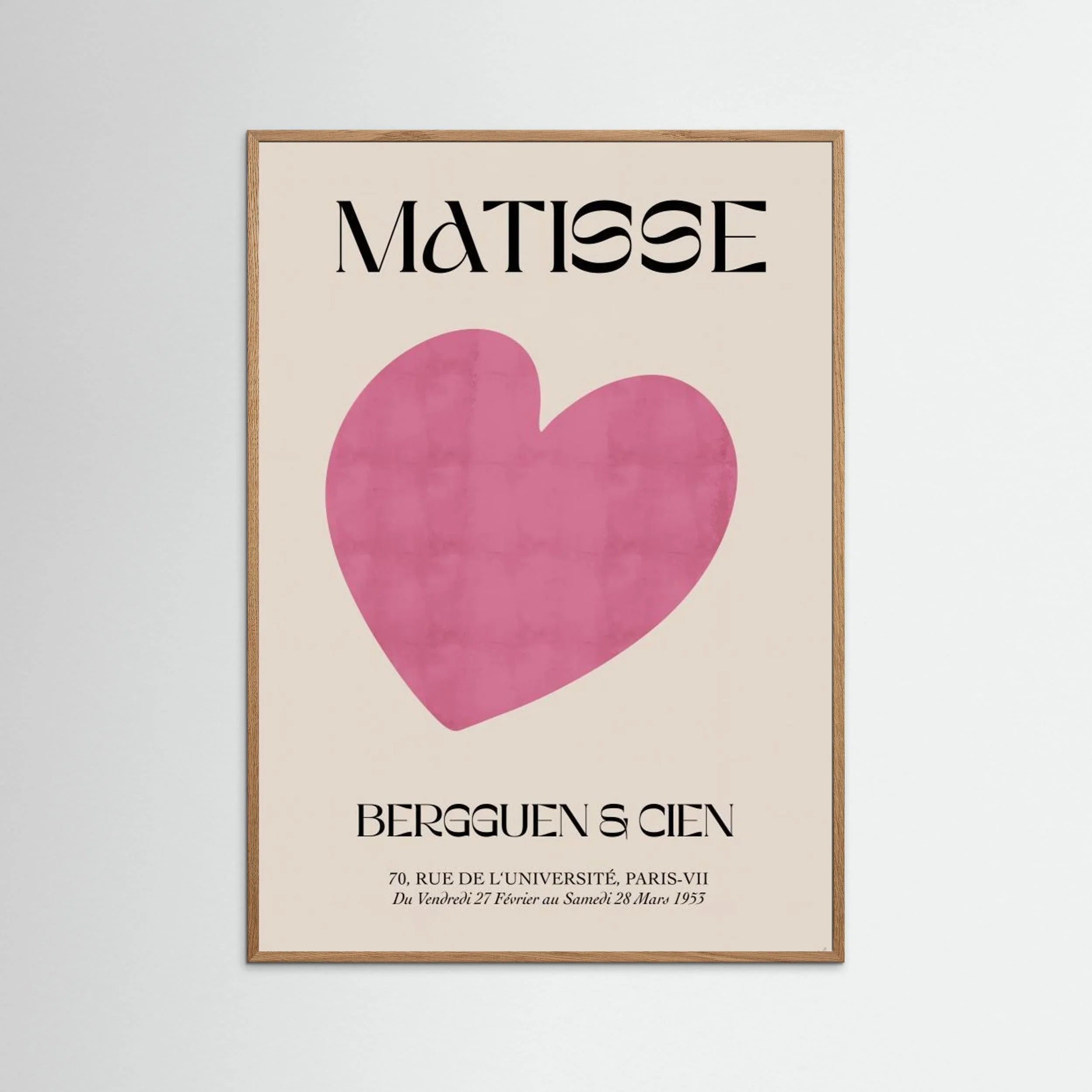 Pink Heart by Anne Marie Volfova - Fine Art Paper Print - dreamtprint.art - 14 x 21 cm / 5 x 8″ (A5)