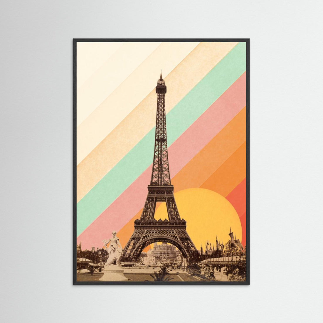 Eiffel Tower Rainbow by Florent Bodart