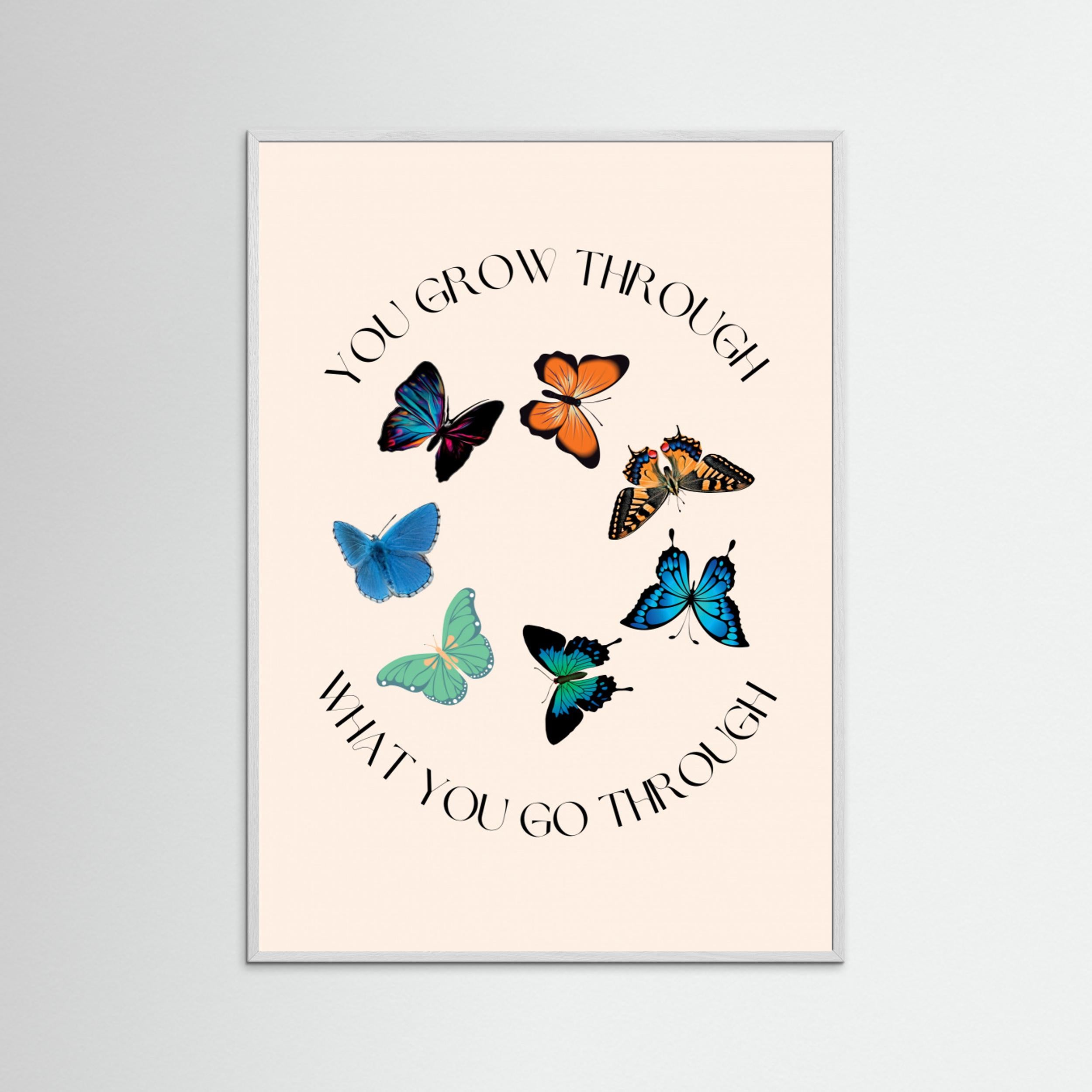 Butterfly Print by Nazma Khokhar