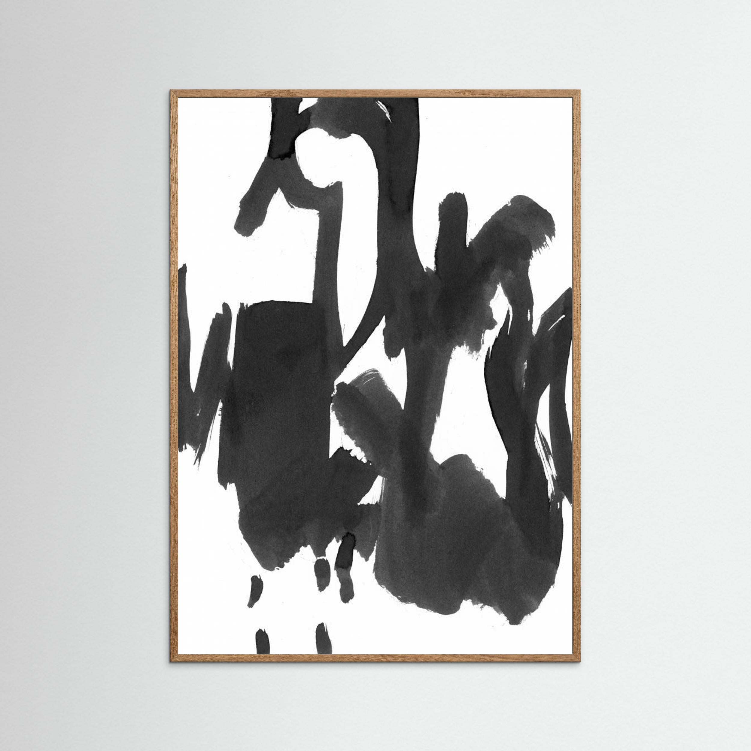 Black and White Strokes by Iris Lehnhardt