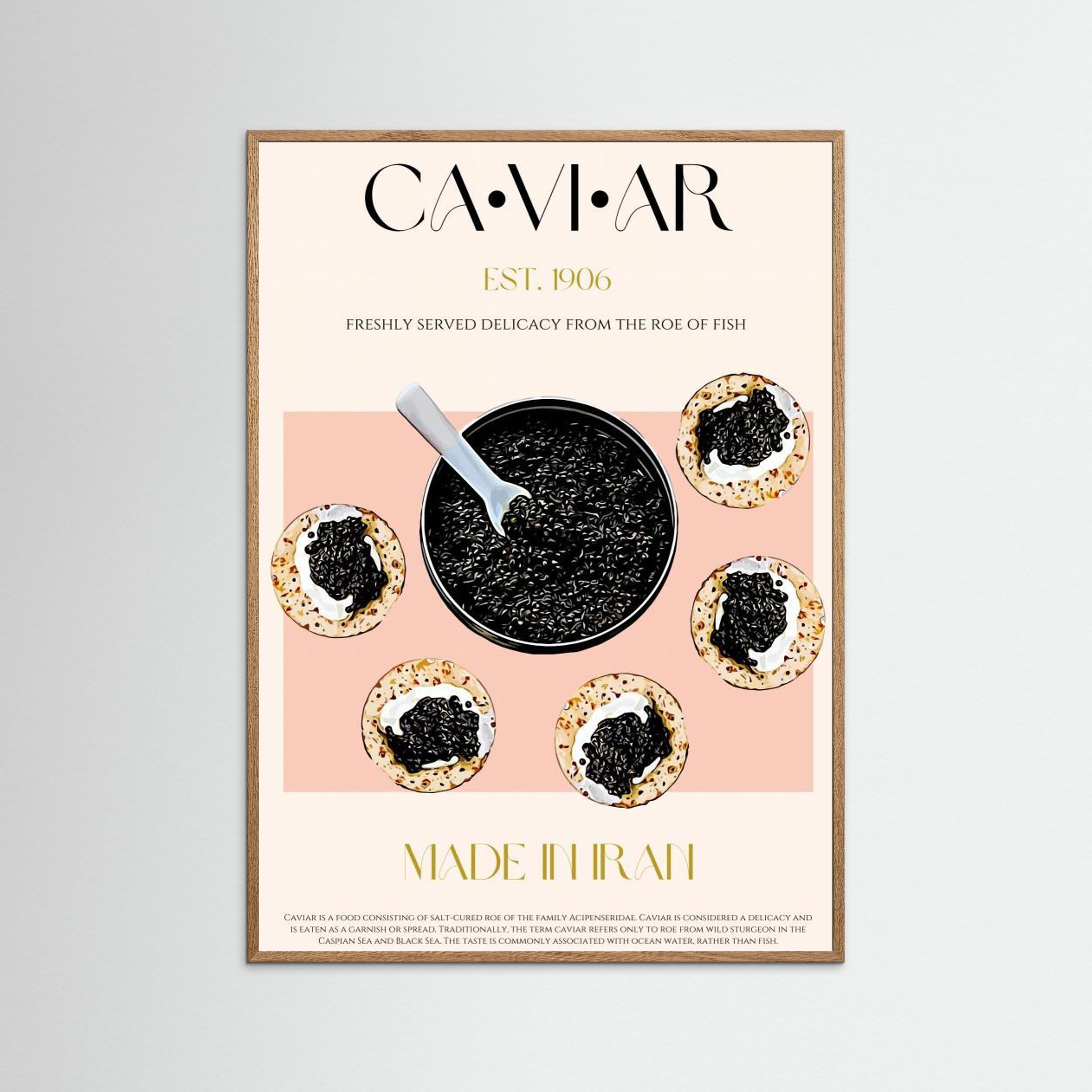 23ratiocaviarprint by Nazma Khokhar