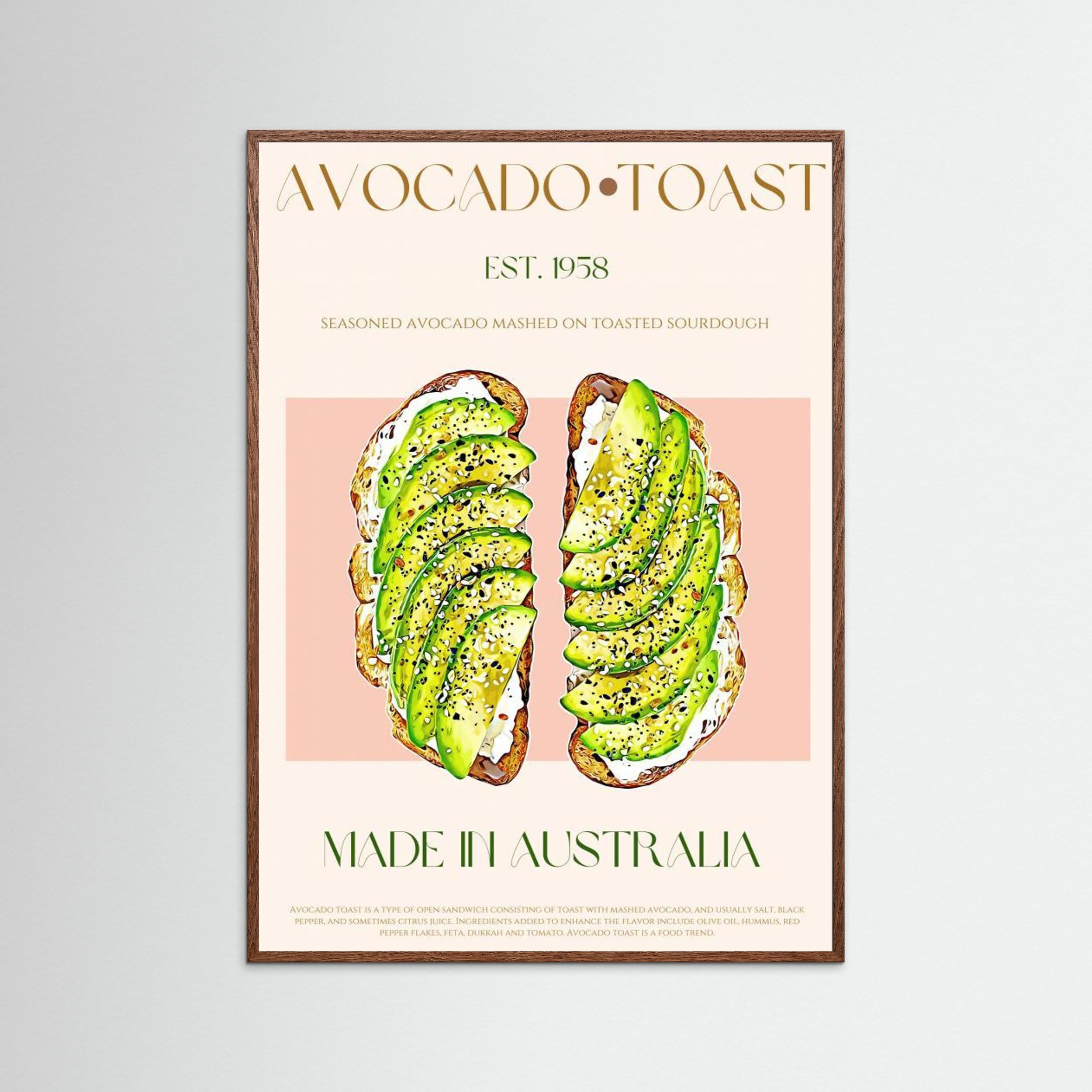23ratioavocadotoastprint by Nazma Khokhar