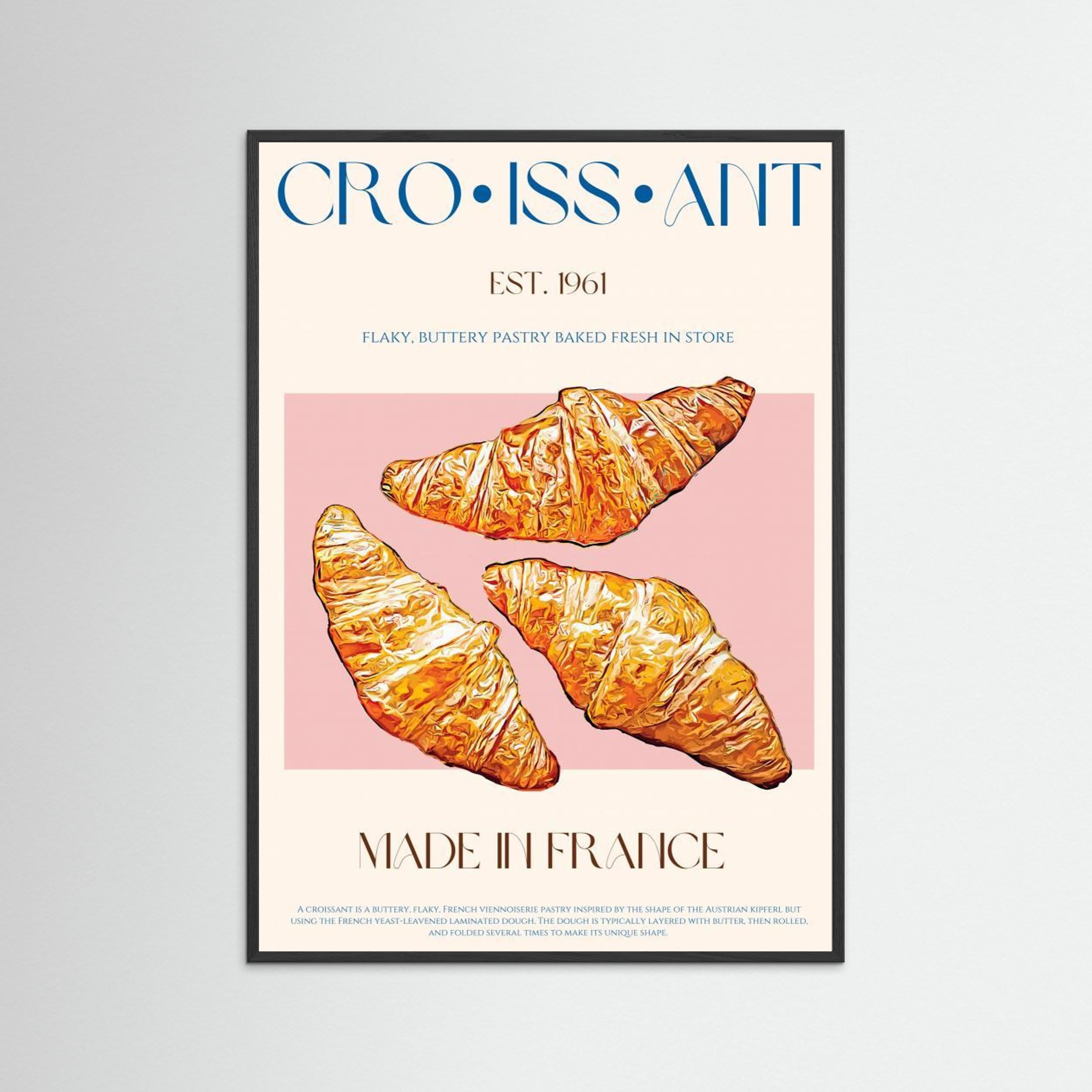 Croissant Print by Nazma Khokhar