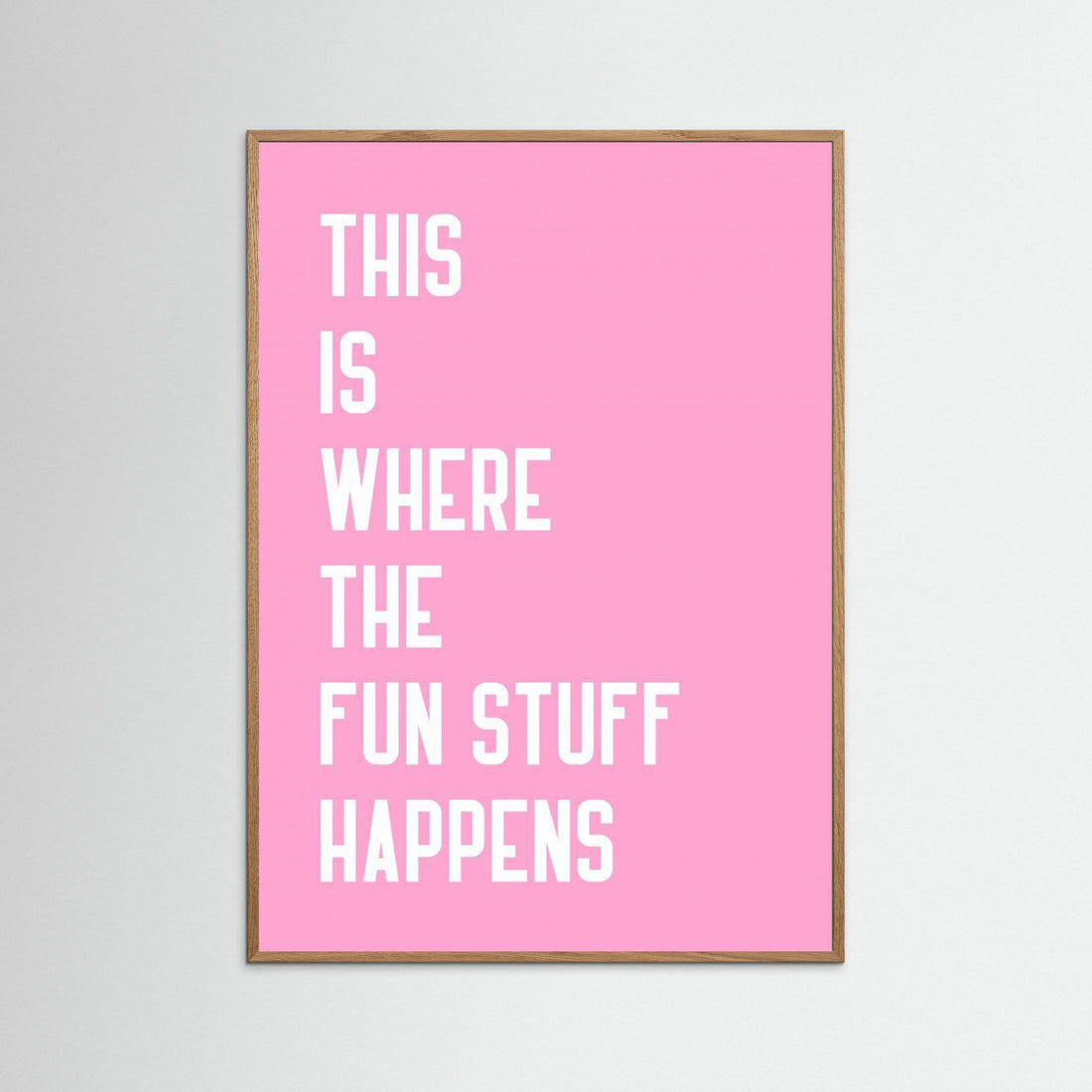 Where the fun stuff happen by Athene Fritsch