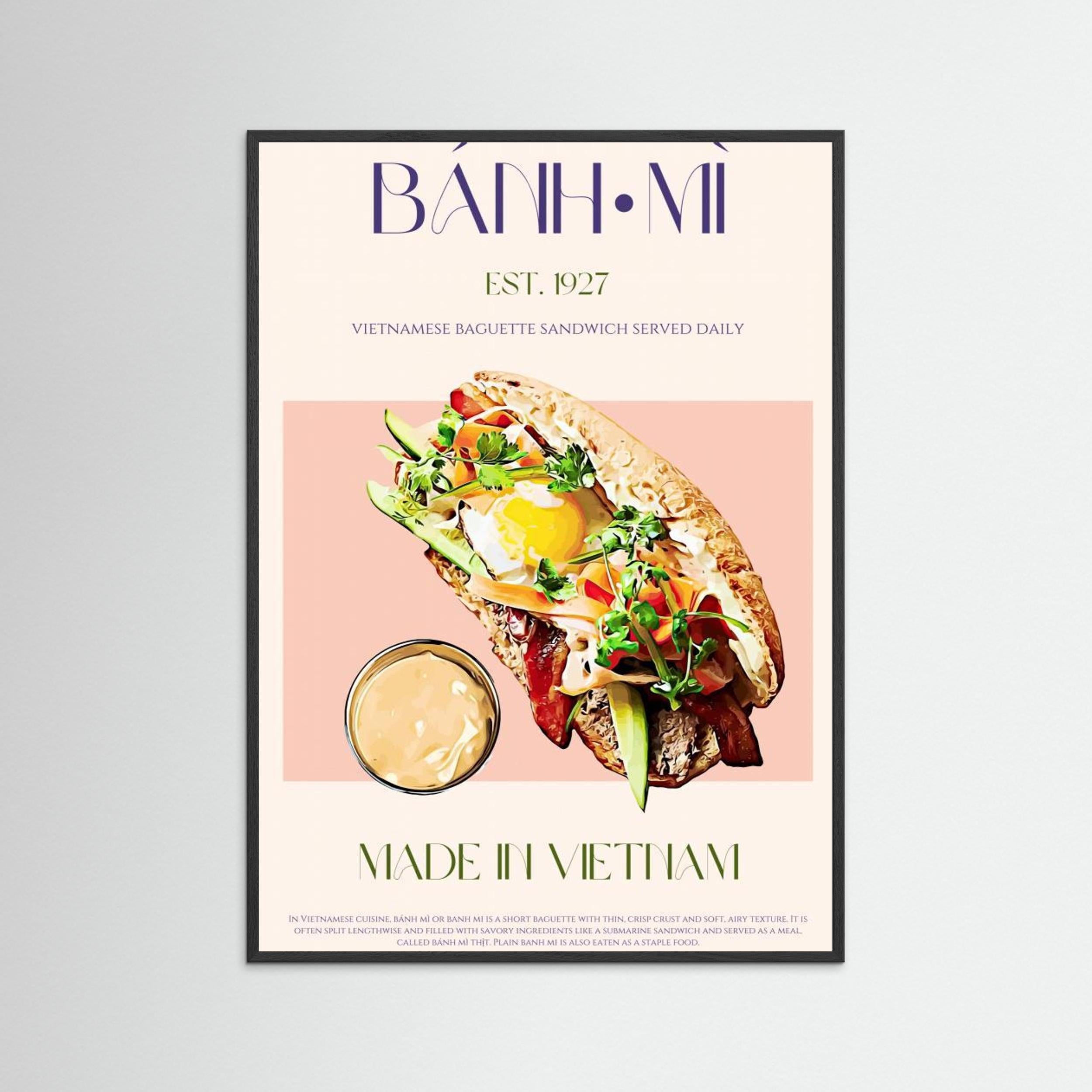 23ratiobanhmiprint by Nazma Khokhar