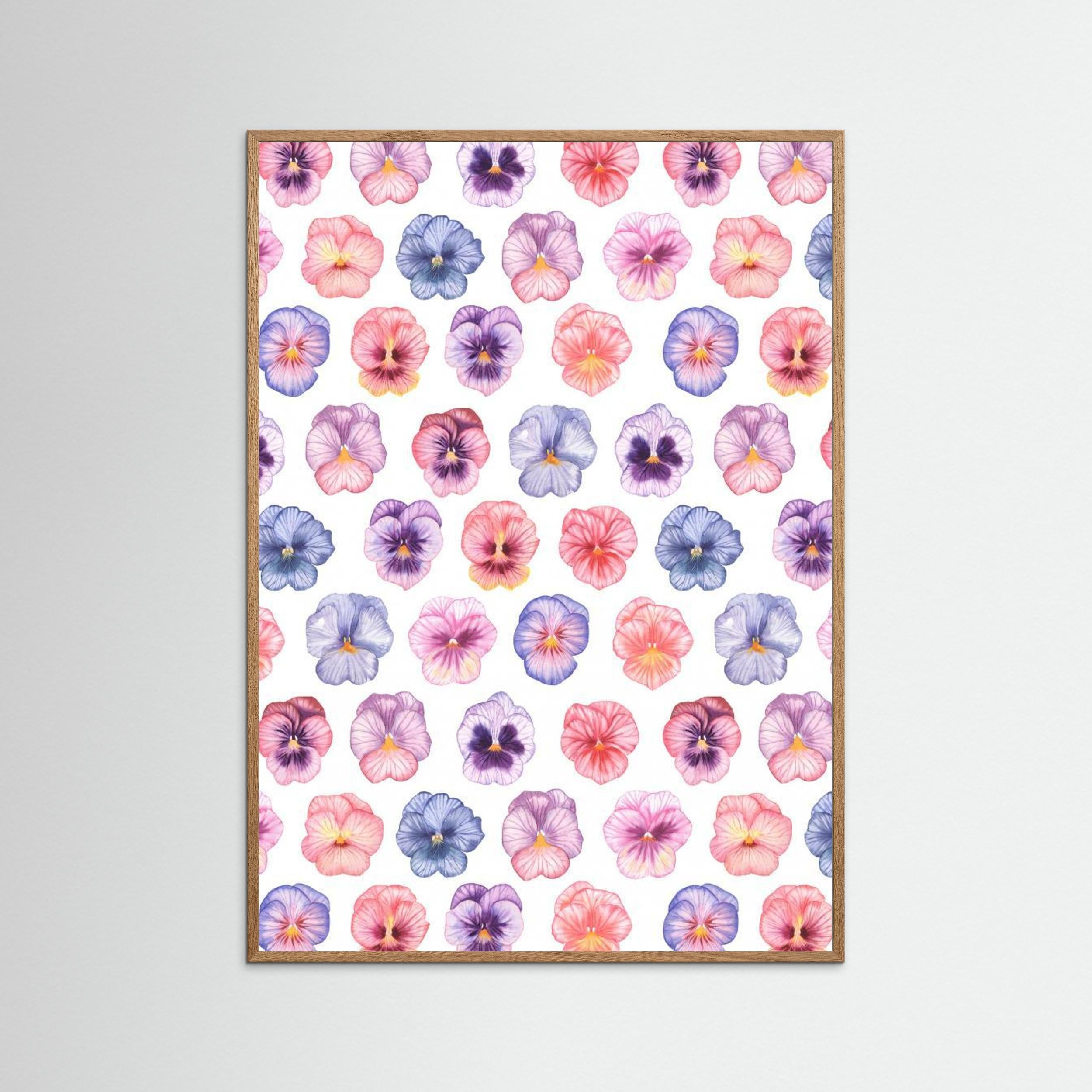 Pansy pattern by Linda Sitniece