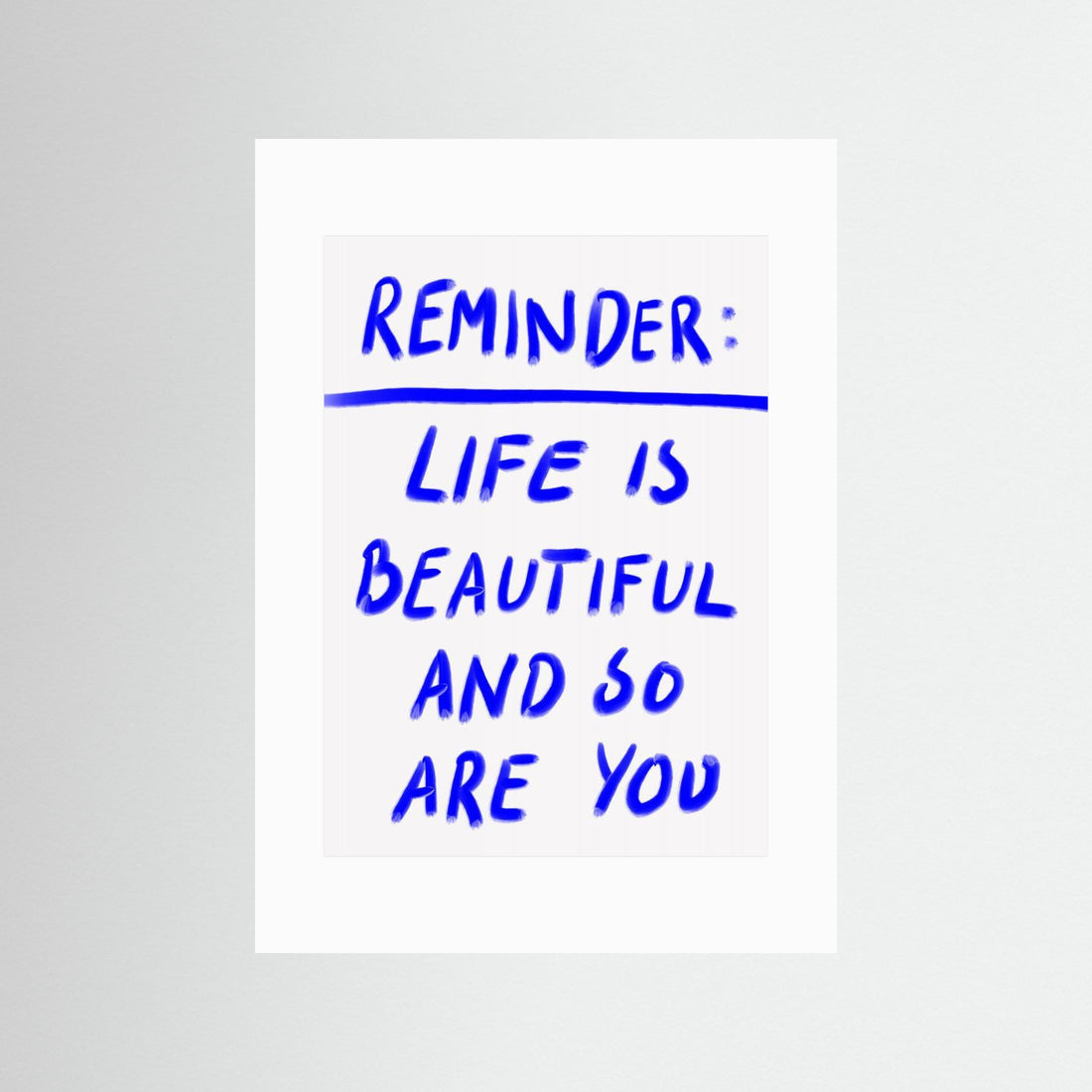 Reminder by Athene Fritsch