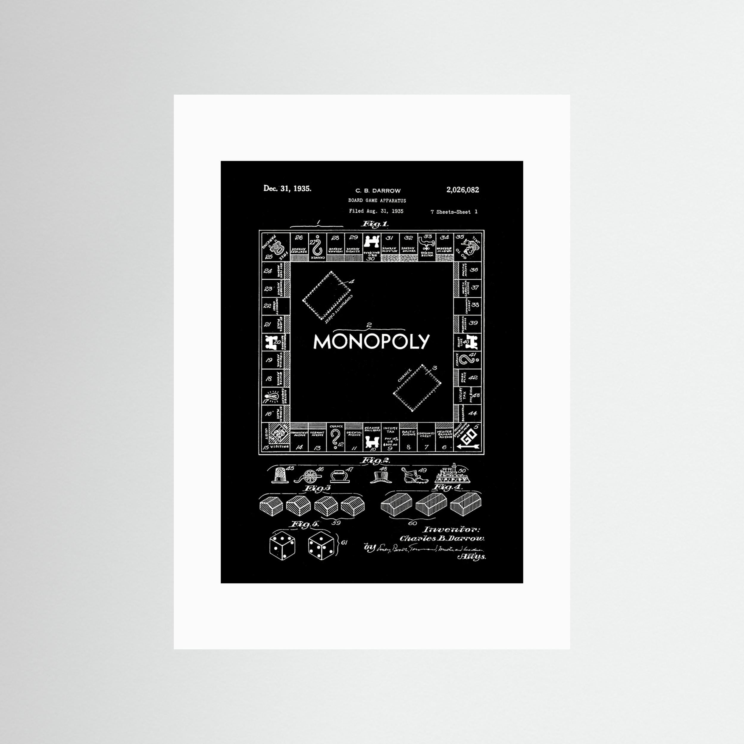 Board Game Patent 1935 by Andreas Magnusson