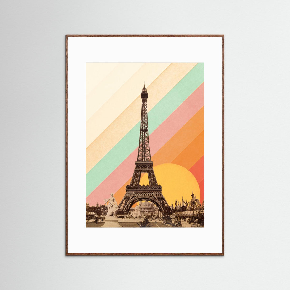 Eiffel Tower Rainbow by Florent Bodart