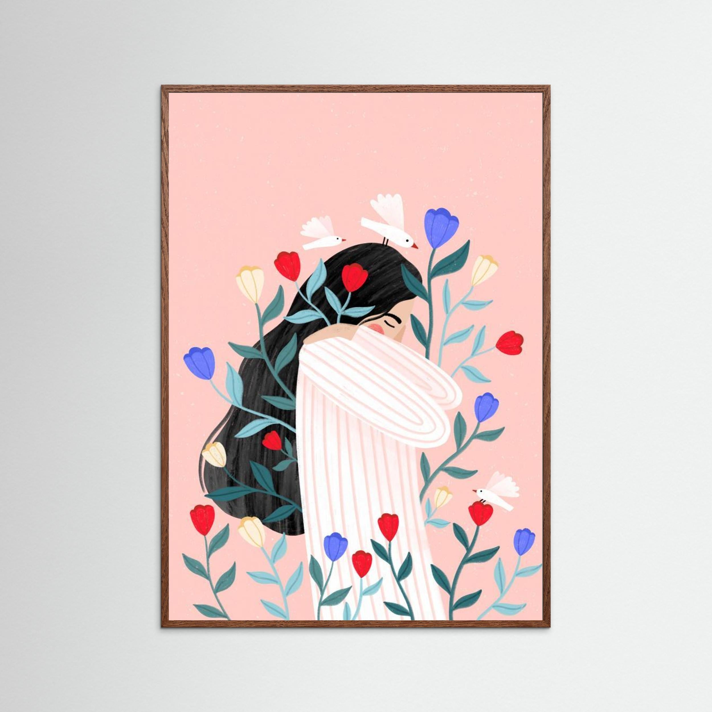 Self Love by Bea Müller - Fine Art Paper Print - dreamtprint.art - 14 x 21 cm / 5 x 8″ (A5)