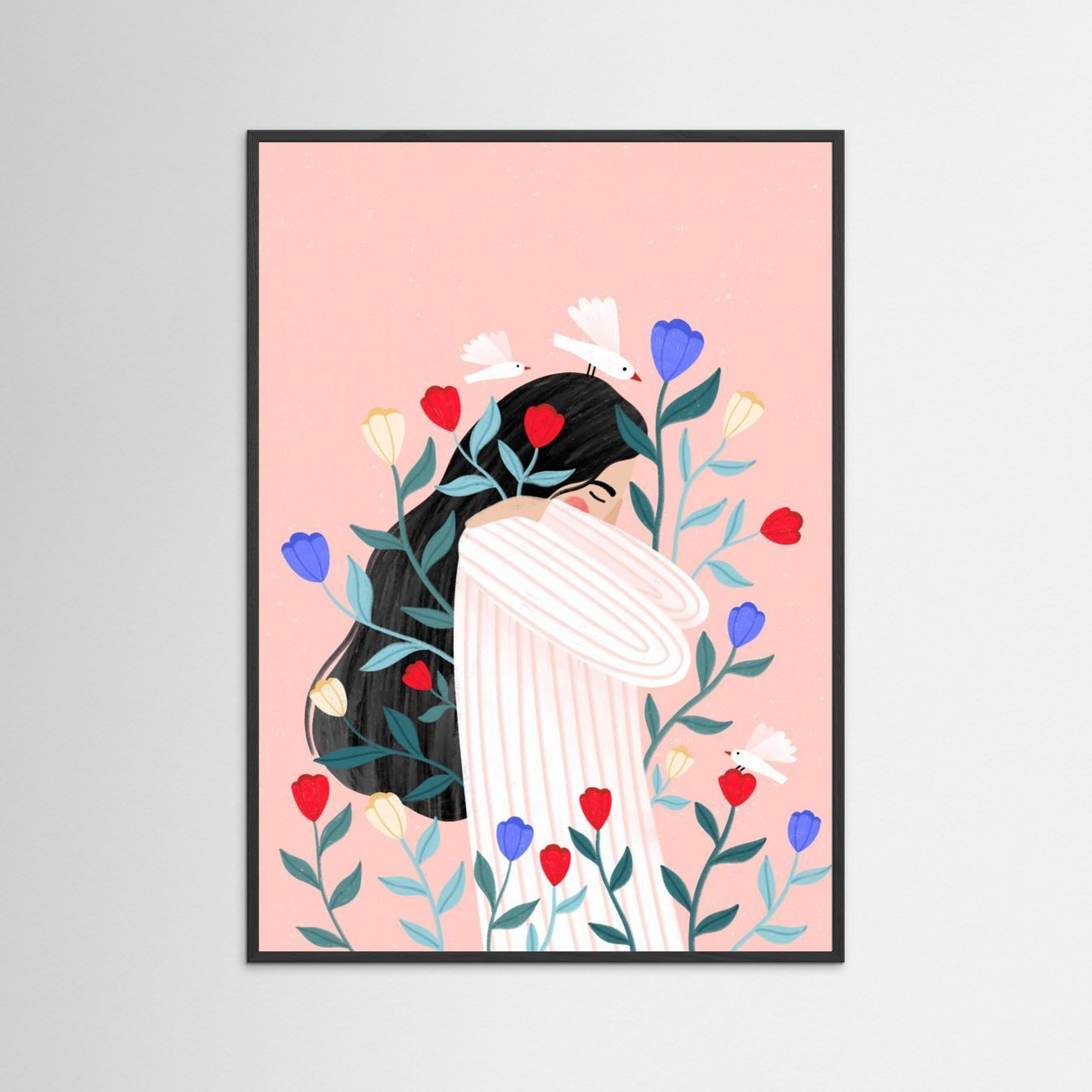Self Love by Bea Müller - Fine Art Paper Print - dreamtprint.art - 14 x 21 cm / 5 x 8″ (A5)